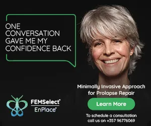 FEMSelect® EnPlace™ Procedure for Stress Urinary Incontinence (Prolapse treatment)